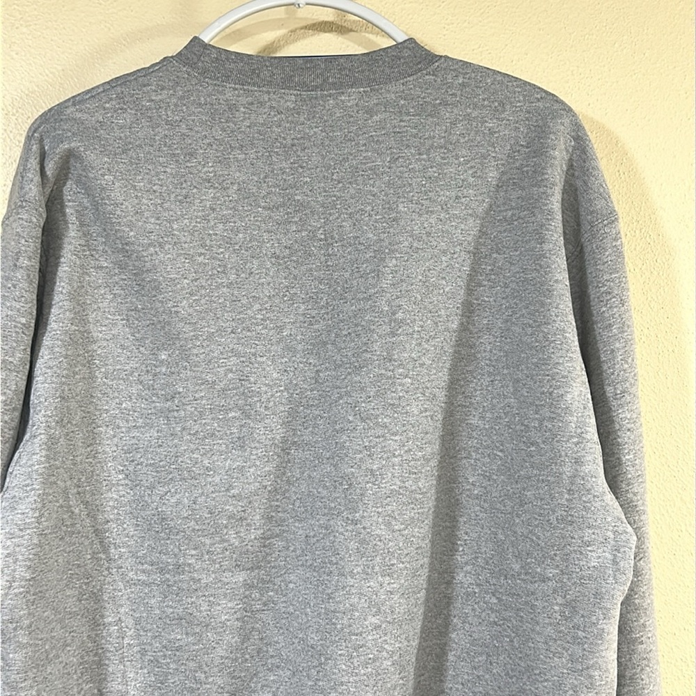 Champion Gray Crewneck Sweater with Red Print university of New Mexico - Picture 6 of 6